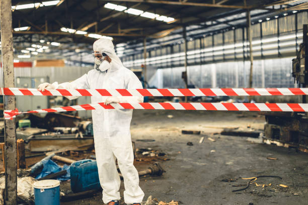 Professional Biohazard technician working in Babcock, WI